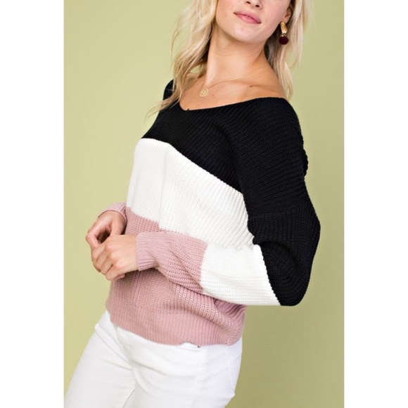 Lowest Price! FIRM! Twisted Back Sweater - Picture 3 of 5